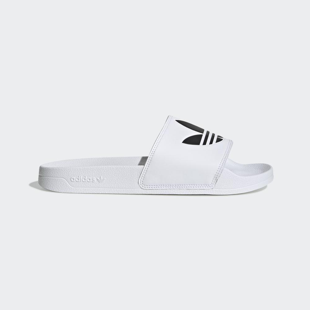 Papuci Adidas Adilette Lite Barbati Romania - Albi/Negrii FU8297